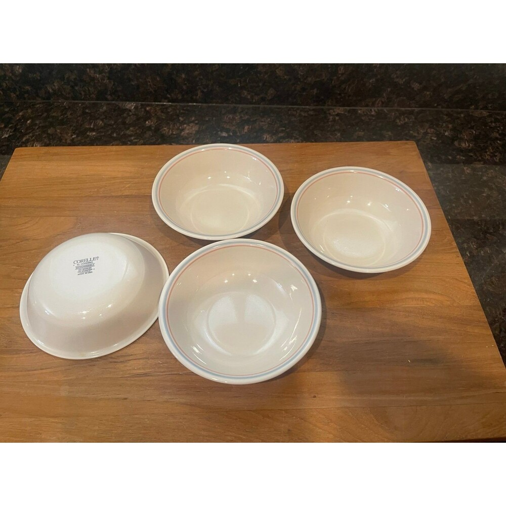4 Corelle Forever Yours dessert bowls